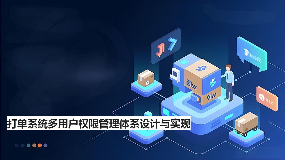 打單系統(tǒng)多用戶權(quán)限管理體系設(shè)計(jì)與實(shí)現(xiàn)